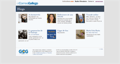 Desktop Screenshot of blogs.elcorreogallego.es
