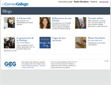 Tablet Screenshot of blogs.elcorreogallego.es